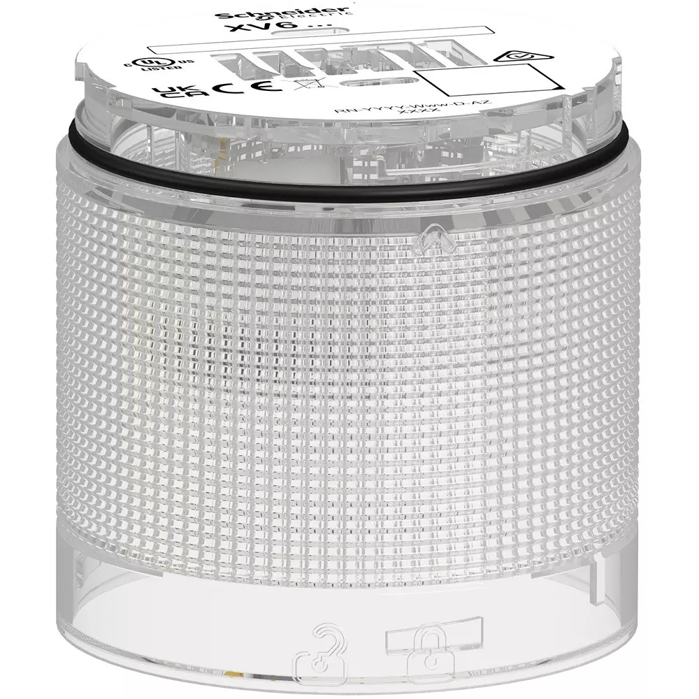 Schneider Electric LED Indicator Light Polycarbonate Resin White, XV6C27
