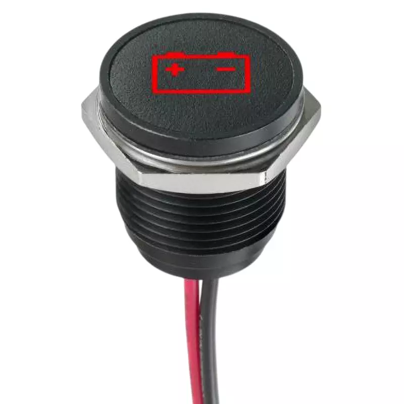 APEM LED Indicator Light 20 mA Rated Current 12 DC Rated Voltage 16 mm Mounting Hole, Q16F5BXXHR12E-3AG