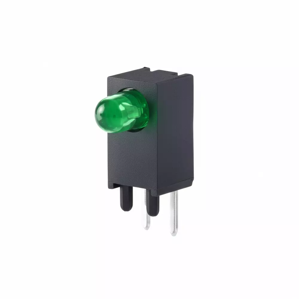 KINGBRIGHT WP-934 Series LED Circuit Board Indicator Green Illumination Color 20 mA If - Forward Current, WP934RS/GD