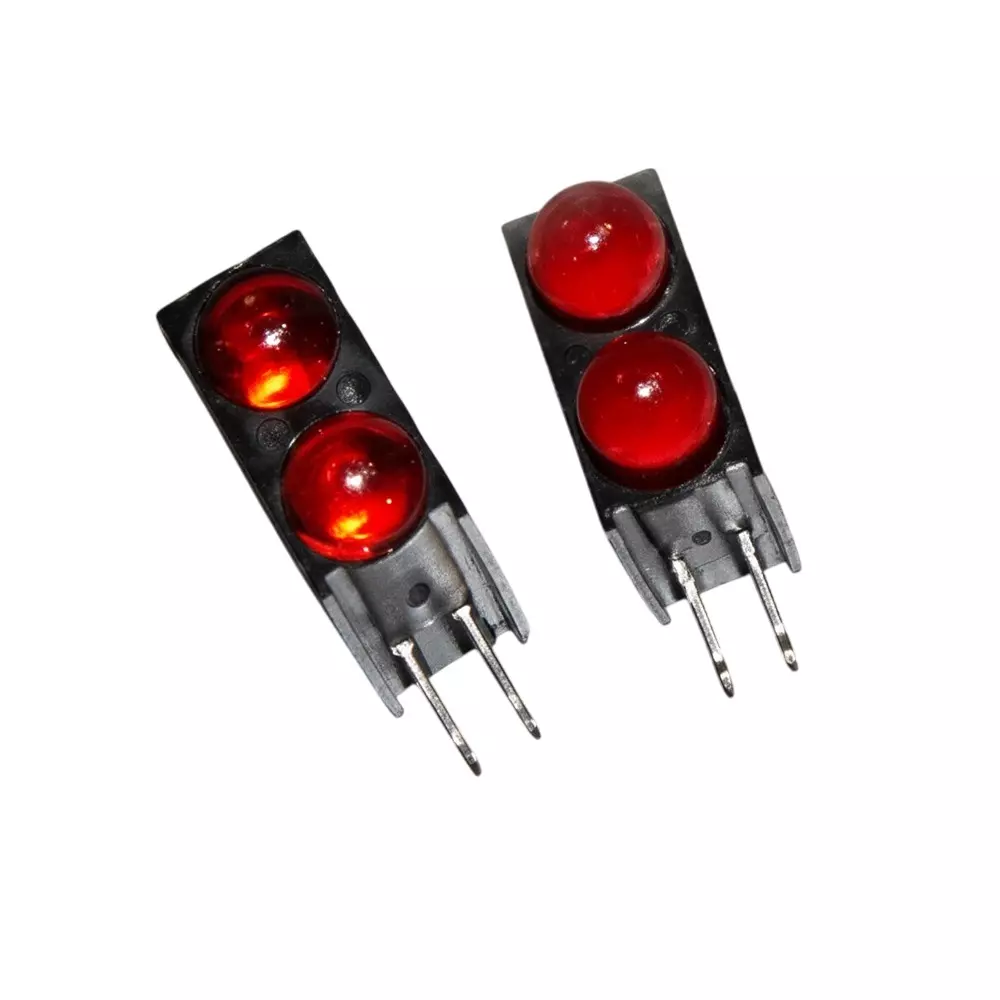DIALIGHT 552 Series LED Circuit Board Indicator Red Illumination Color 20 mA If - Forward Current, 552-0811F