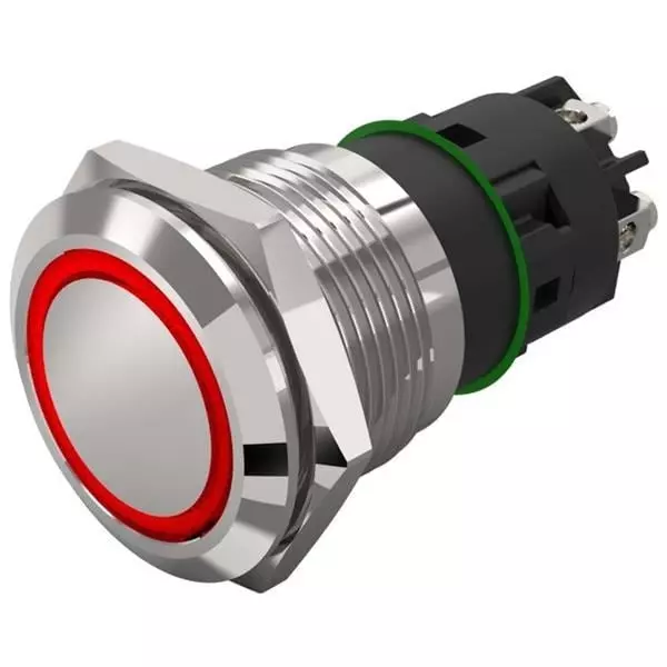 EAO Indicator Actuator Flush Mount Screw Red, Green 24 V, 82-5152.01A4