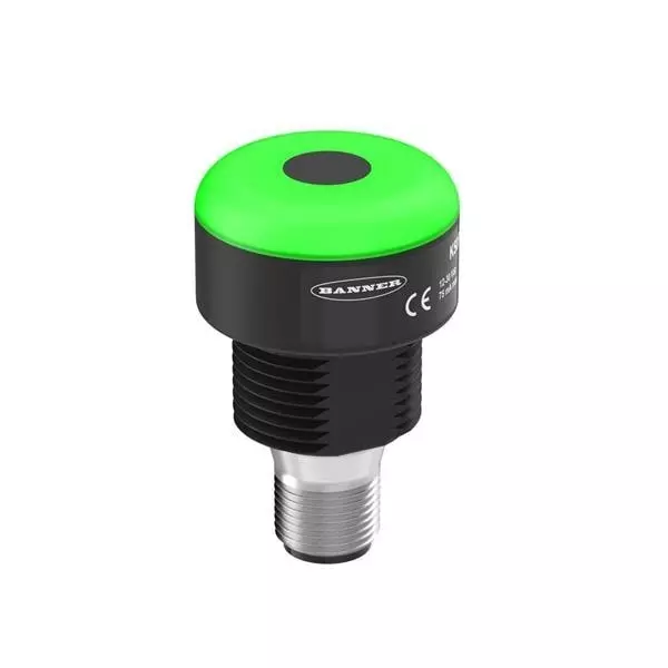 BANNER ENGINEERING Multicolor Indicator Thread Mount 4-pin M12 Quick Disconnect Red, Green, Blue, K30PLKQ