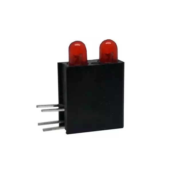 Buy DIALIGHT LED Circuit Board Indicator Red Through Hole Mount 1.7 V ...