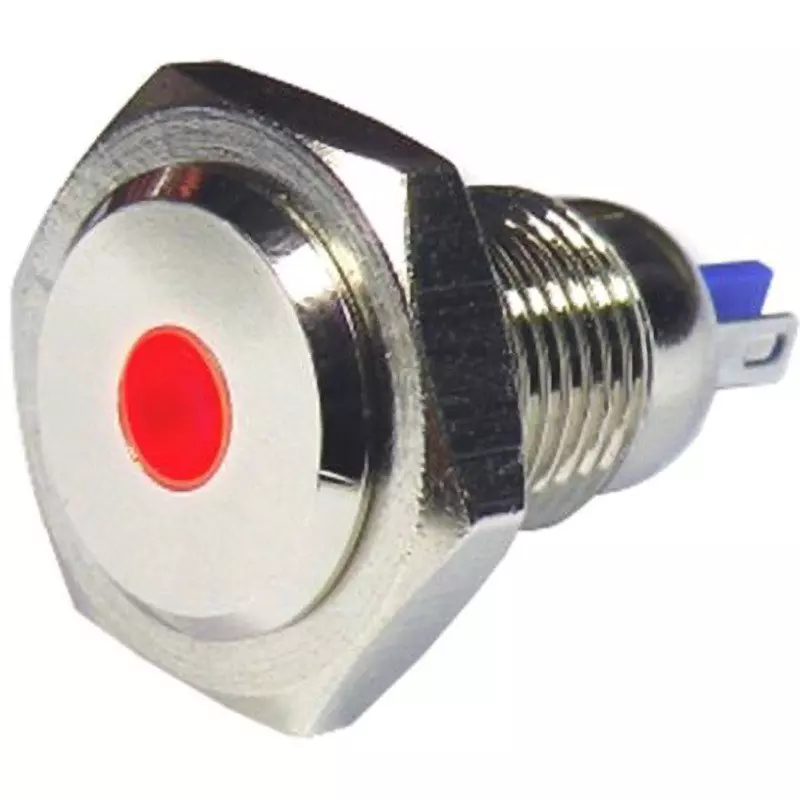 RS PRO LED Indicator Light 15 mA Rated Current Red, 820-0586