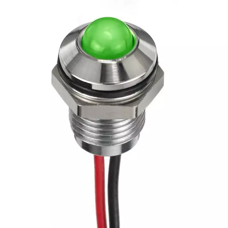 RS PRO LED Indicator Light 20 mA Rated Current Green, 132-9099