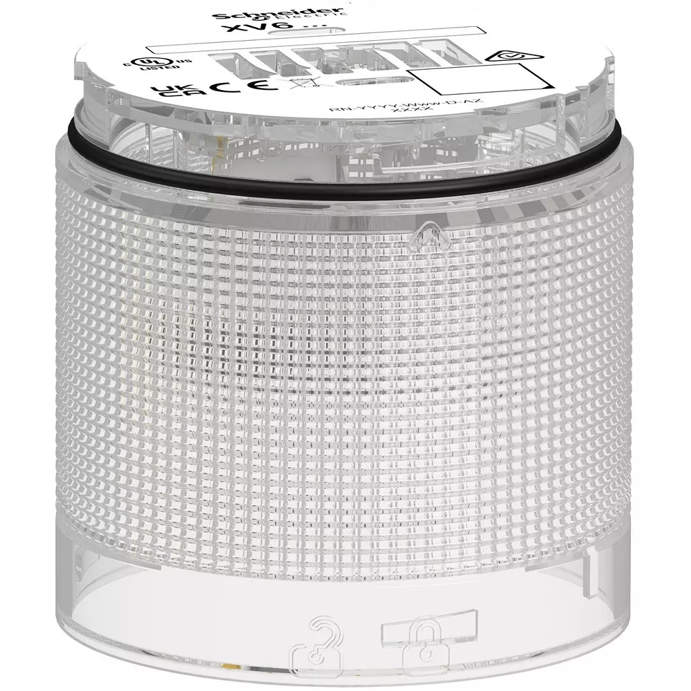 Schneider Electric LED Indicator Light Polycarbonate Resin White, XV6C57