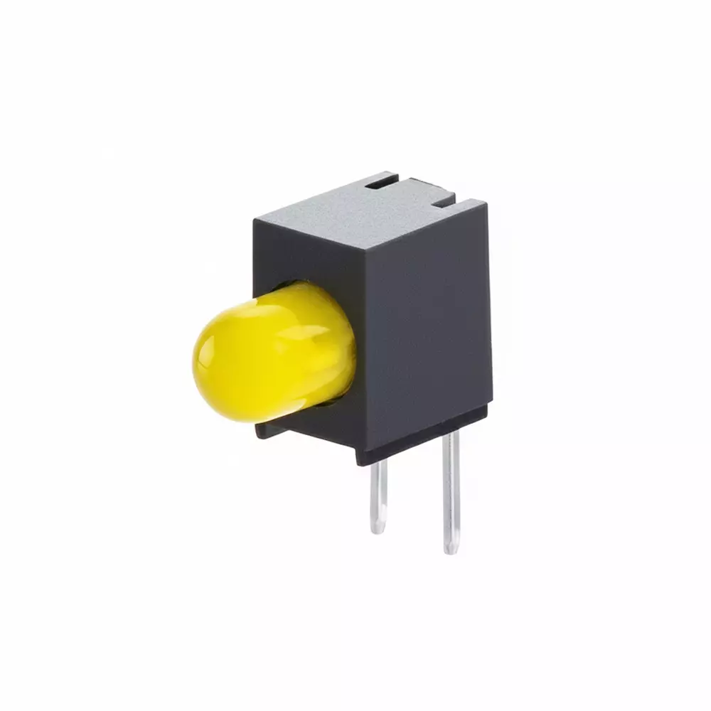 KINGBRIGHT LED Circuit Board Indicator Yellow Illumination Color 3.4 mm LED Size 20 mA If - Forward Current, WP1384AD/YD