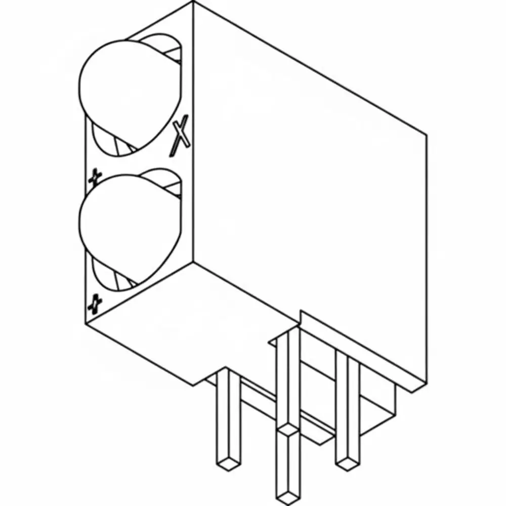 LUMEX SSF Series LED Circuit Board Indicator Green Illumination Color 100 uA If - Forward Current, SSF-LXH2103GGD/2