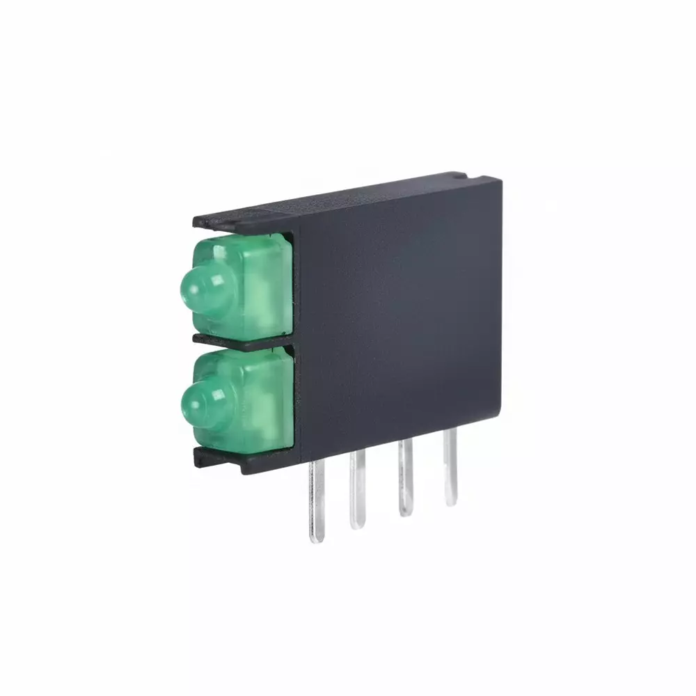 KINGBRIGHT LED Circuit Board Indicator Green Illumination Color 1.8 mm LED Size 20 mA If - Forward Current, WP4060VH/2GD