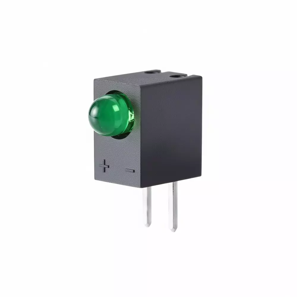 KINGBRIGHT LED Circuit Board Indicator Green Illumination Color T-1 (3 mm) LED Size 20 mA If - Forward Current, WP934CB/GD