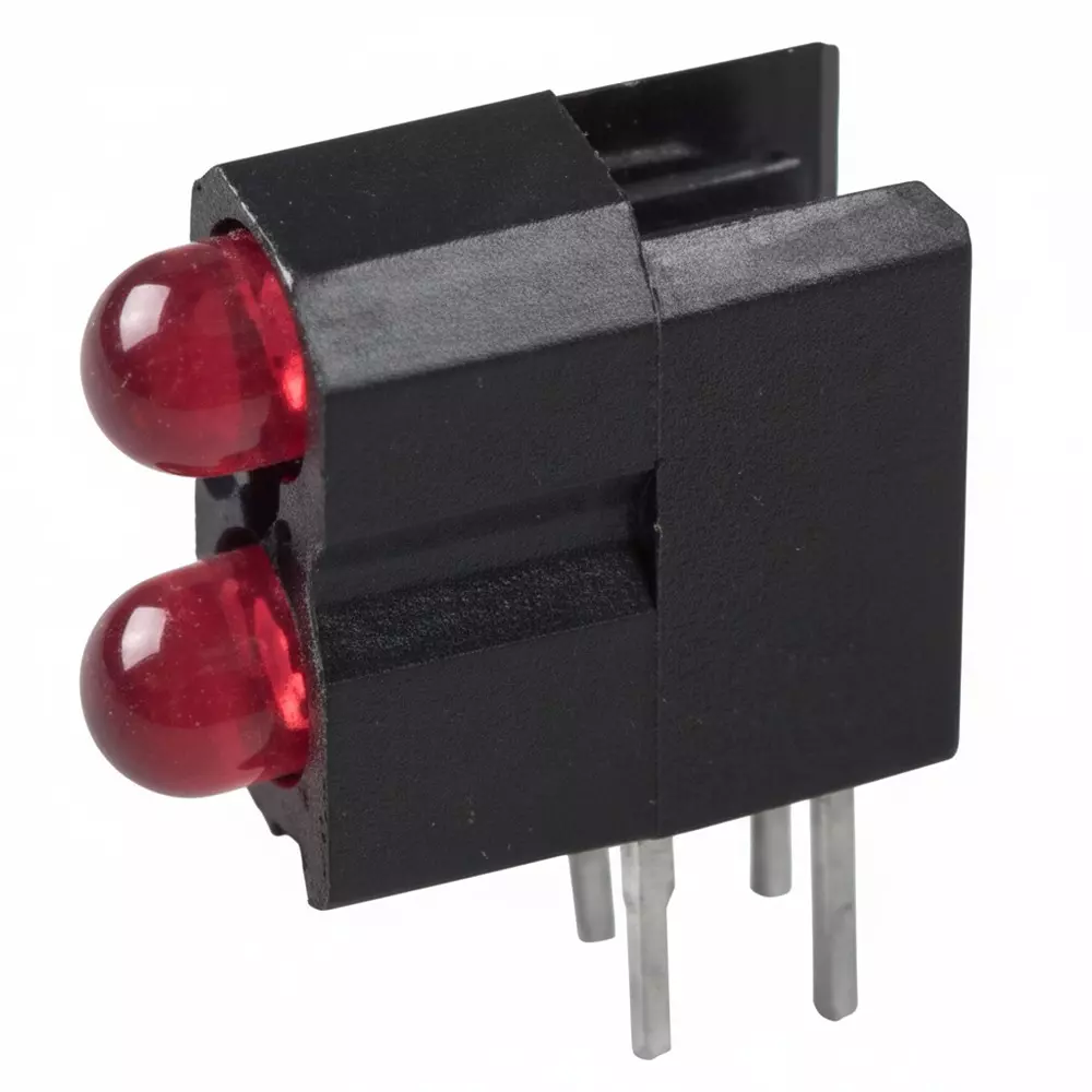 VCC LED Circuit Board Indicator Red Illumination Color 3 mm LED Size 10 mA If - Forward Current, 5680F1_1