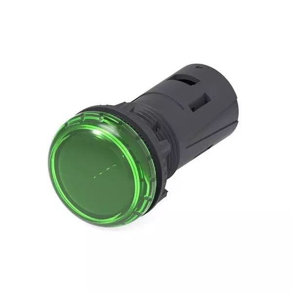 TE CONNECTIVITY LED Indicator Light Panel Mount Green 415 V AC, 3-2489541-8