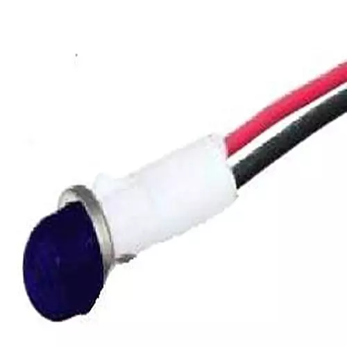 VCC LED Panel Mount Indicator Blue Snap-In Mount 12 V Vf - Forward Voltage 25 mA If - Forward Current, 1092M6-12V