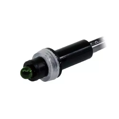 VCC LED Panel Mount Indicator Green Panel Mount 2.2 V Vf - Forward Voltage 20 mA If - Forward Current, L4-1-8306-9912-A-I