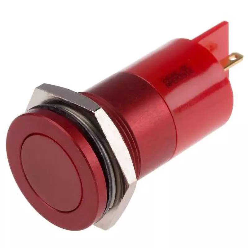 RS PRO LED Indicator Light 40 mA Rated Current Red, 898-7683