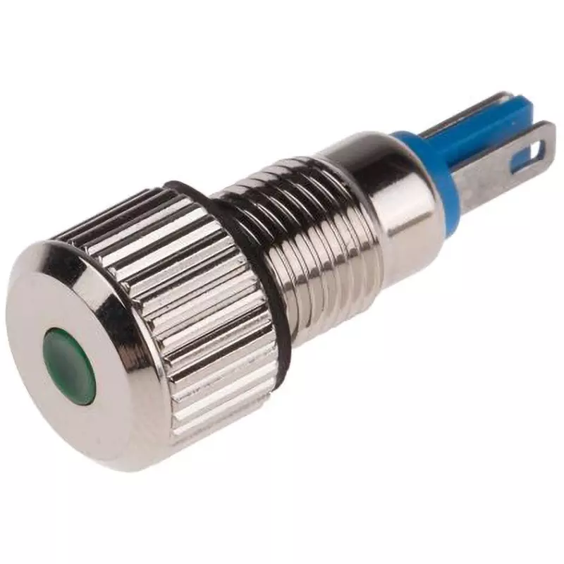 RS PRO LED Indicator Light 15 mA Rated Current Green, 820-0564