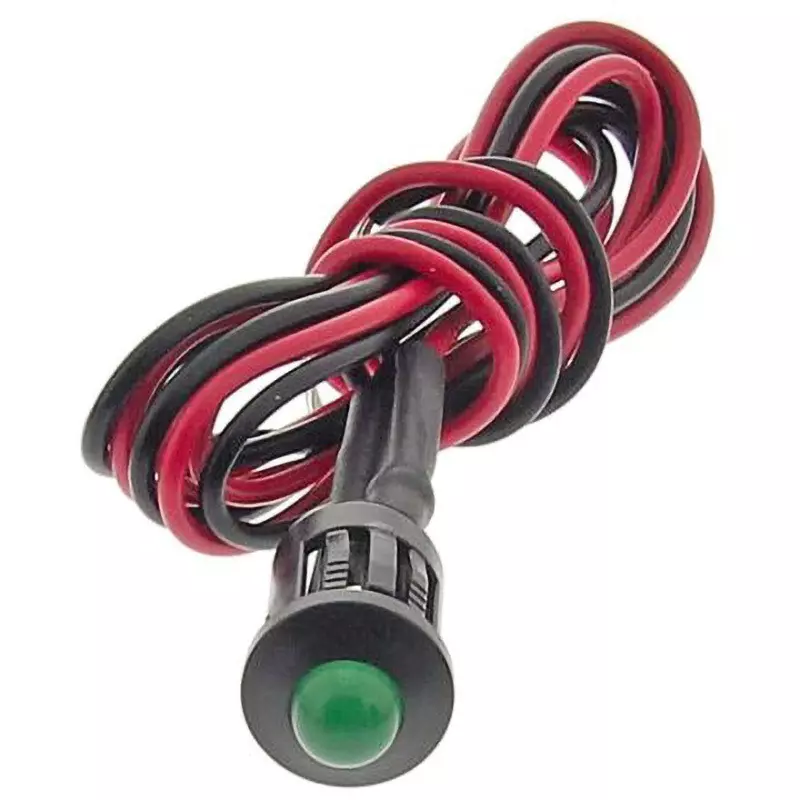 RS PRO LED Indicator Light 20 mA Rated Current Green, 206-867