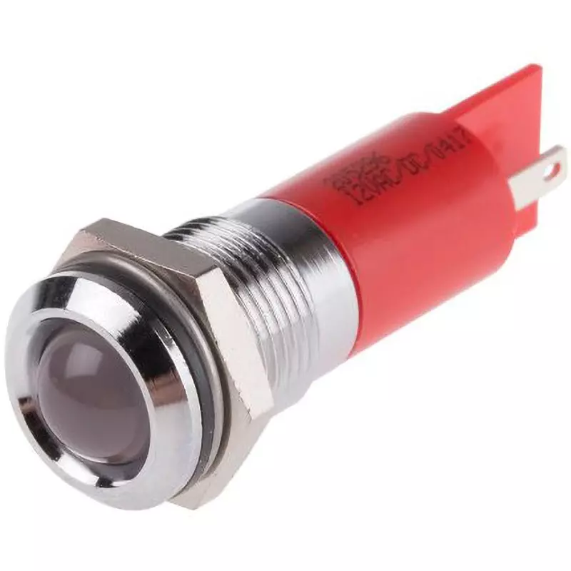 RS PRO LED Indicator Light 20 mA Rated Current Red, 205-296
