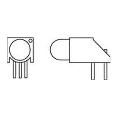 DIALIGHT 550 Series LED Circuit Board Indicator Red & Green Illumination Color 10 mA If - Forward Current, 550-3507F