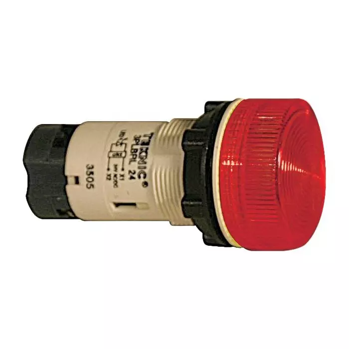 ALTECH Pilot Light, Led, Red, 22Mm, 24V, 3Plbr4L-024