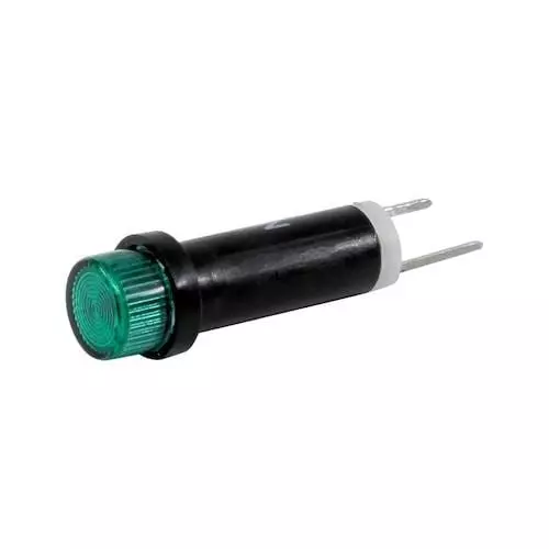 VCC LED Panel Mount Indicator Green 520 nm Wavelength/Colour Temperature, 41-NKG12H-CGO