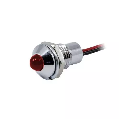 VCC LED Panel Mount Indicator Red 660 nm Wavelength/Colour Temperature, CC-1-3056-9920-I