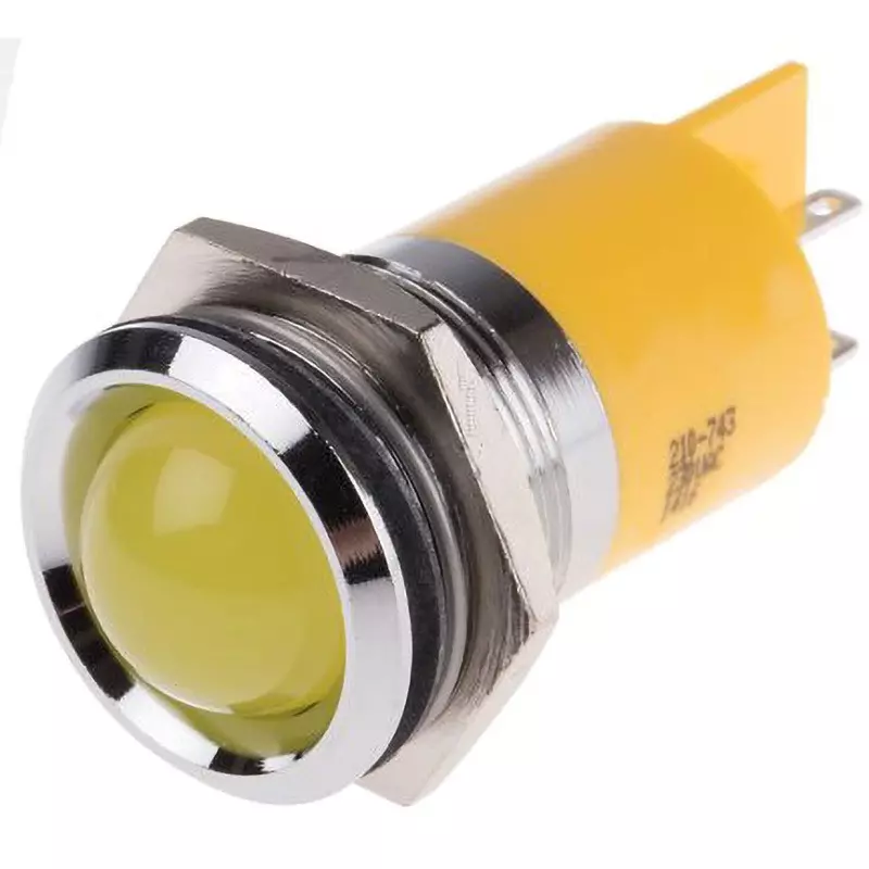RS PRO LED Indicator Light 3 mA Rated Current Yellow, 210-743