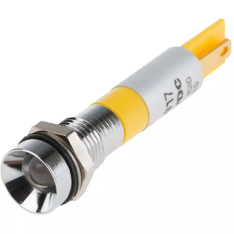 RS PRO LED Indicator Light 20 mA Rated Current Yellow, 212-367