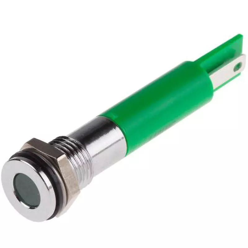 RS PRO LED Indicator Light 6 mA Rated Current Green, 846-2780