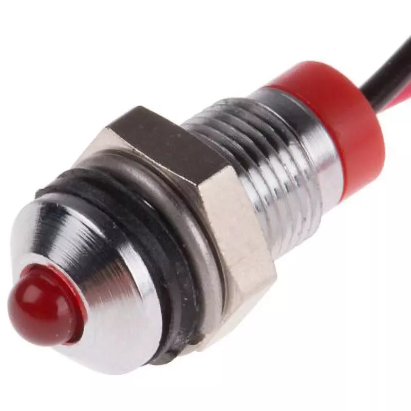 RS PRO LED Indicator Light 20 mA Rated Current Red, 722-7671