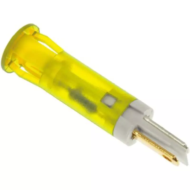 APEM LED Indicator Light 20 mA Rated Current 24 DC Rated Voltage 6 mm Mounting Hole, QS61XXY24