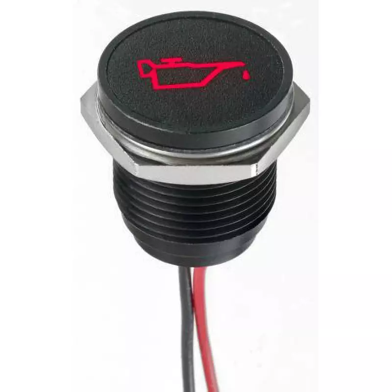 APEM LED Indicator Light 20 mA Rated Current 12 DC Rated Voltage 16 mm Mounting Hole, Q16F5BXXHR12E-3GP