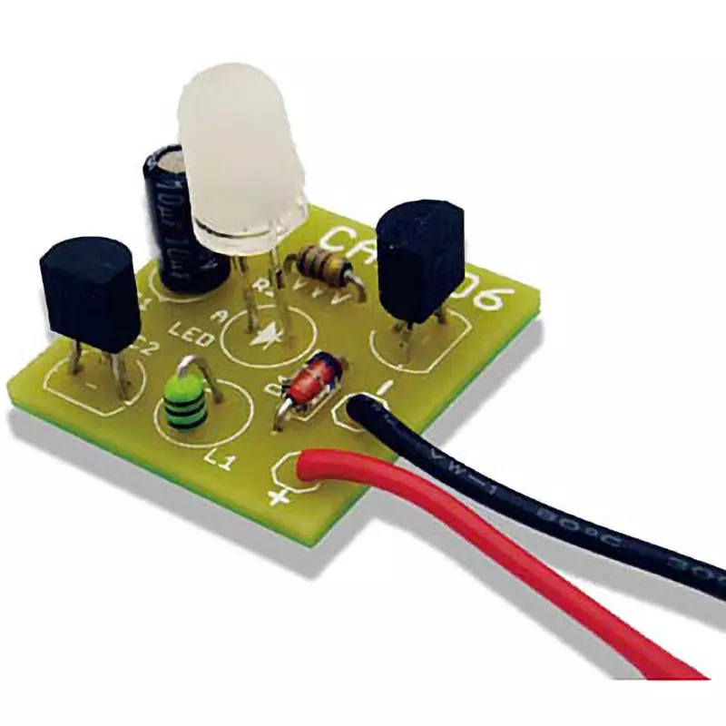 Wonder Kit LED Candle Kit Approx. 18 (at 1.5 V DC) Operating Current Orange Light Colour Φ5 (high brightness) x, CAN-D6