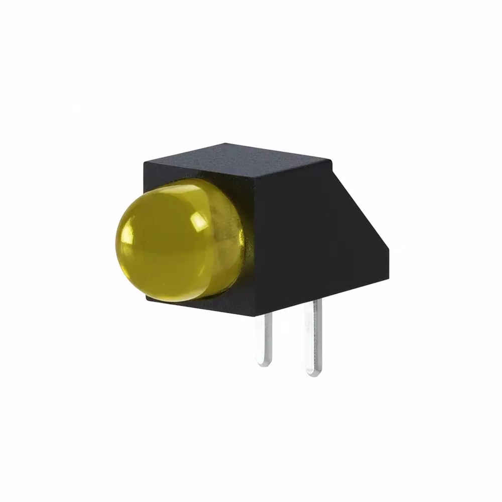KINGBRIGHT LED Circuit Board Indicator Yellow Illumination Color 5 mm LED Size 10 mA If - Forward Current, WP1503CB/YD