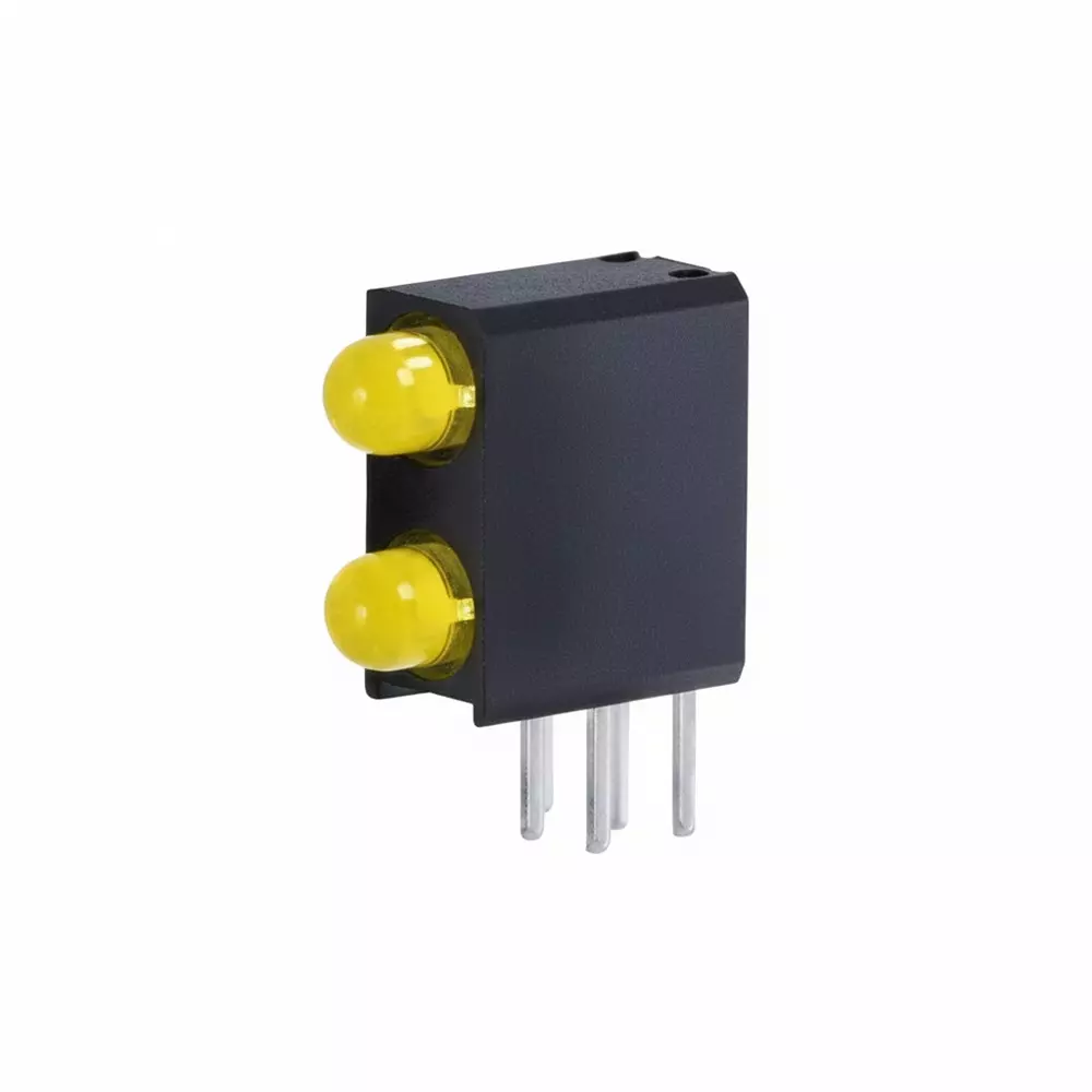 KINGBRIGHT LED Circuit Board Indicator Yellow Illumination Color T-1 (3 mm) LED Size 20 mA If - Forward Current, WP934MD/2YD