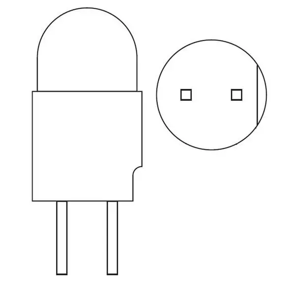 DIALIGHT 561 Series LED Circuit Board Indicator Red Illumination Color 20 mA If - Forward Current, 561-5501-100F
