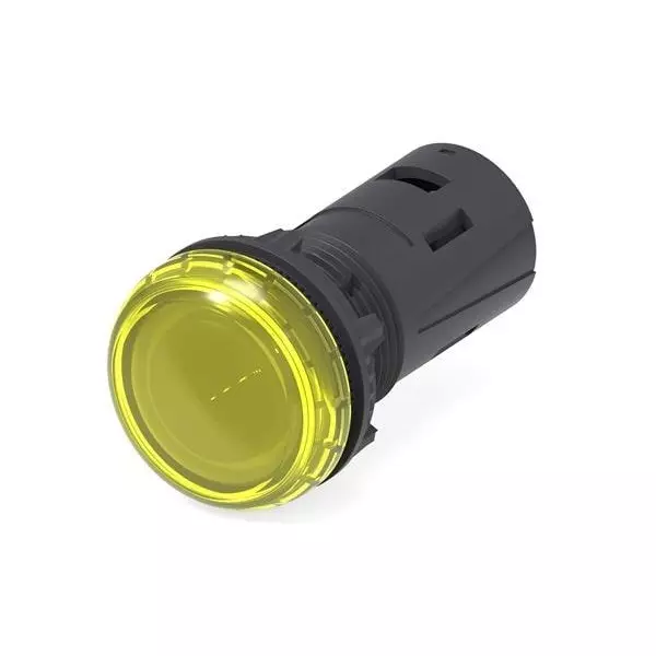 TE CONNECTIVITY LED Indicator Light Panel Mount Yellow 24 V AC/24 V DC, 2489541-9