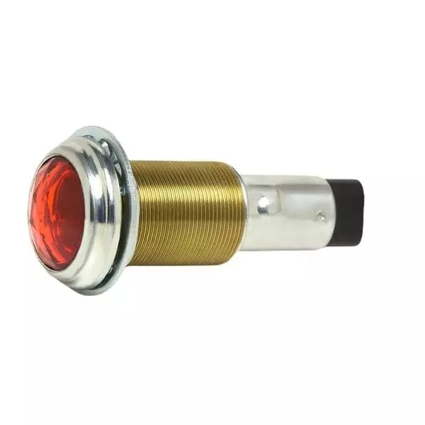 Littelfuse Pilot Light Panel Mount Wire Leads Amber 12 V DC, PL-521-AC