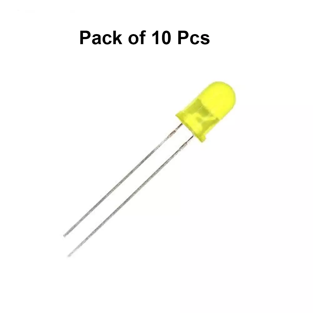 invento-diffused-led-light-yellow-5-mm-round-head-shape-dc-3-v-voltage-isc-1376-pack-of-10-pcs