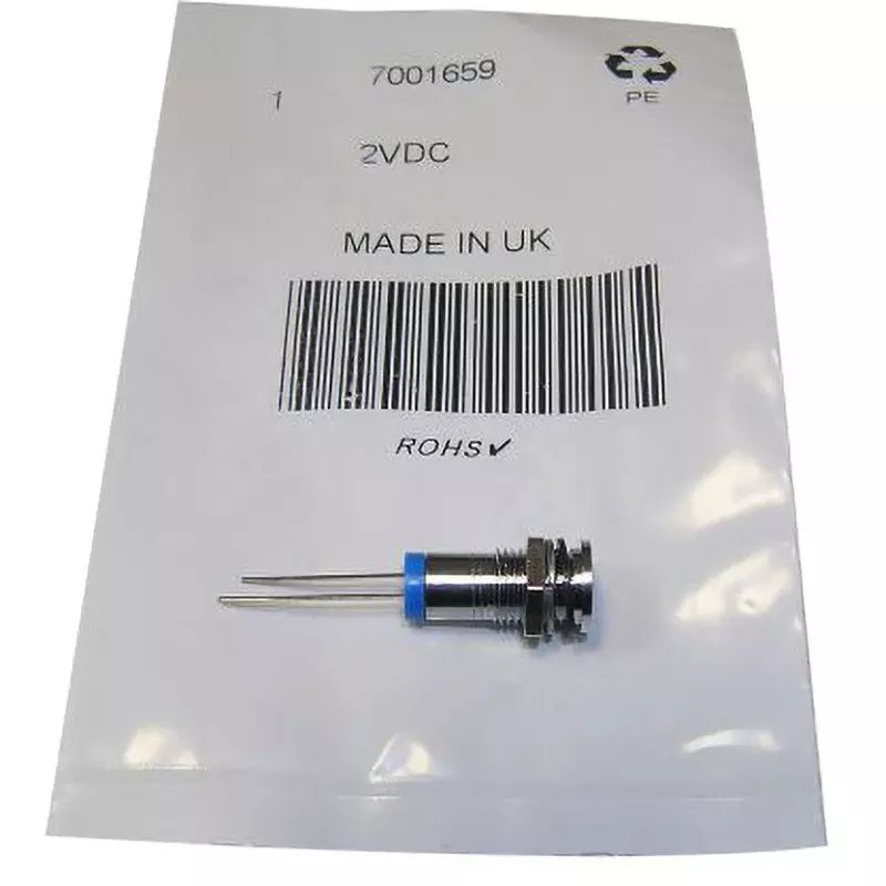 RS PRO LED Indicator Light 20 mA Rated Current Blue, 700-1659