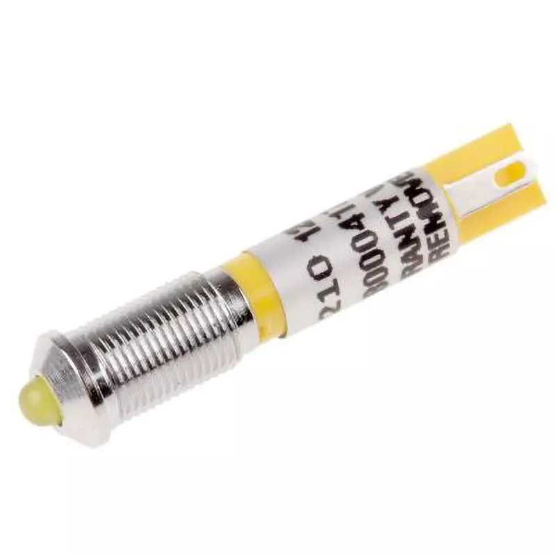 RS PRO LED Indicator Light 20 mA Rated Current Yellow, 210-210