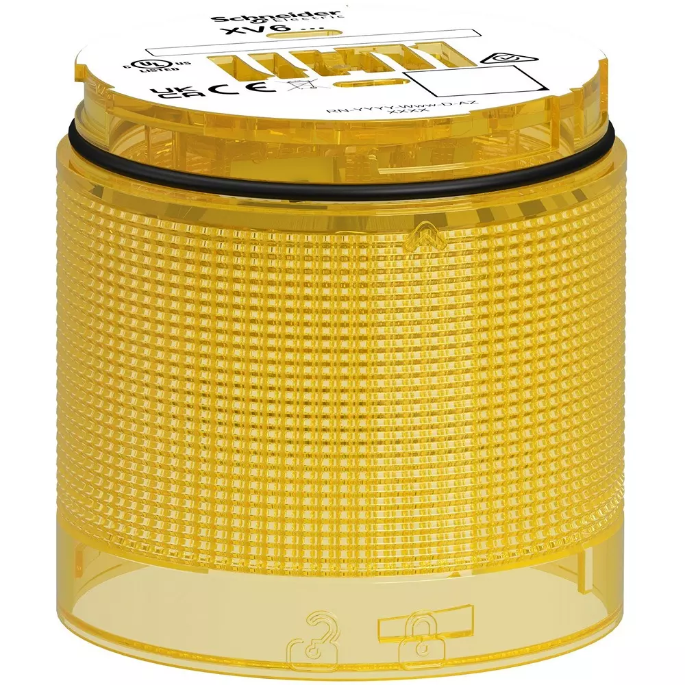 Schneider Electric LED Indicator Light Polycarbonate Resin Pale yellow, XV6C58