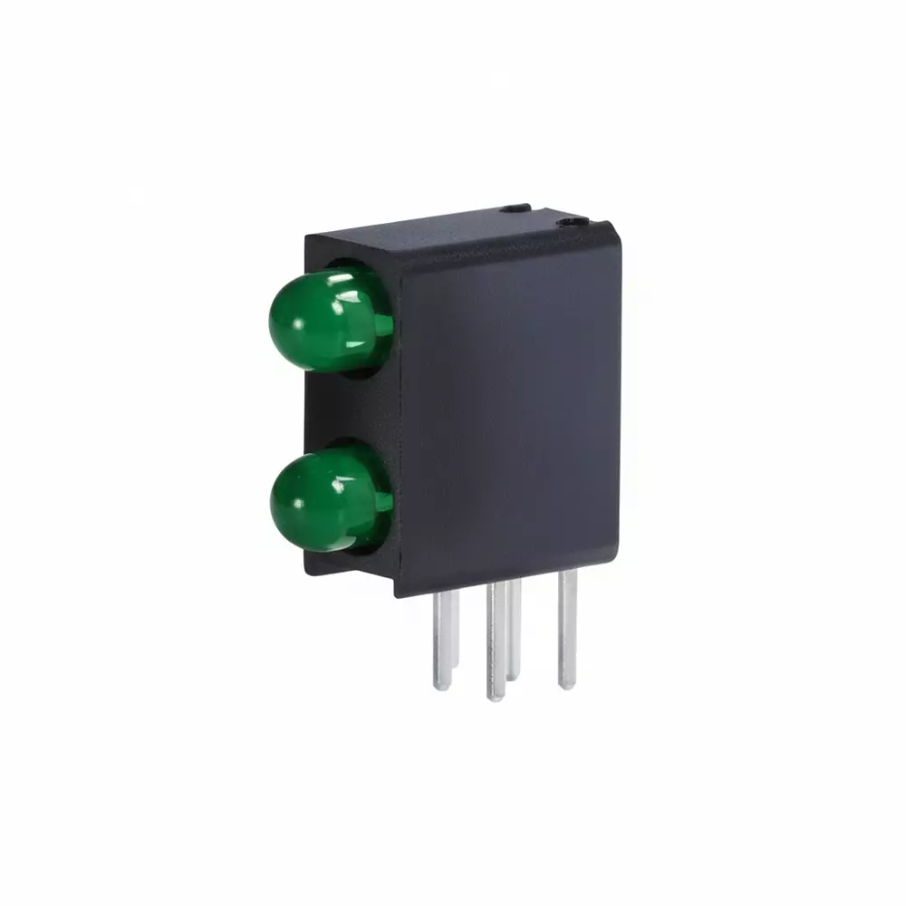 KINGBRIGHT LED Circuit Board Indicator Green Illumination Color T-1 (3 mm) LED Size 20 mA If - Forward Current, WP934MD/2GD