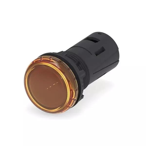 TE CONNECTIVITY LED Indicator Light Panel Mount Orange 110 V, 4-2489541-6