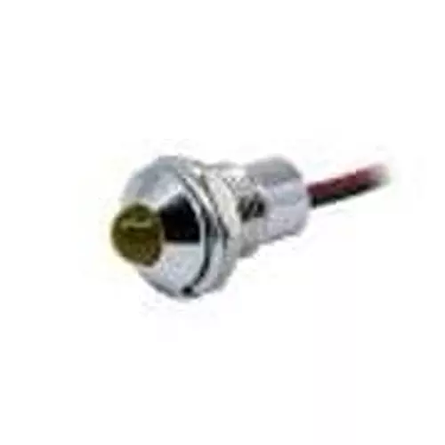 VCC LED Panel Mount Indicator Yellow 590 nm Wavelength/Colour Temperature, L6-1-3055-9907-B-I