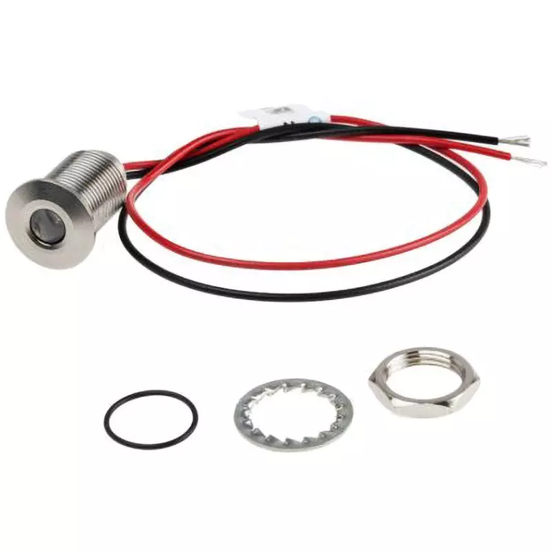 RS PRO LED Indicator Light 20 mA Rated Current White, 139-3380