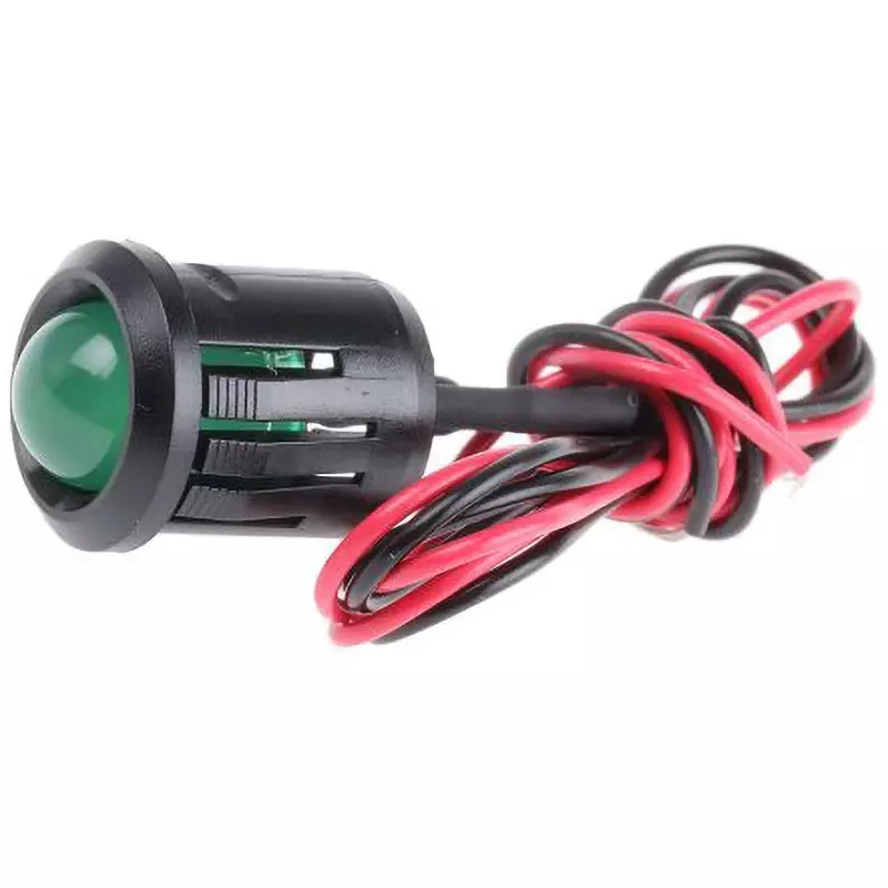 RS PRO LED Indicator Light 20 mA Rated Current Green, 204-546