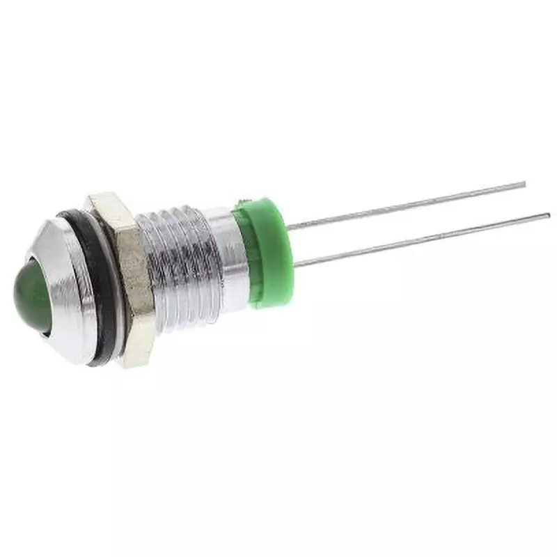 RS PRO LED Indicator Light 20 mA Rated Current Green, 205-555