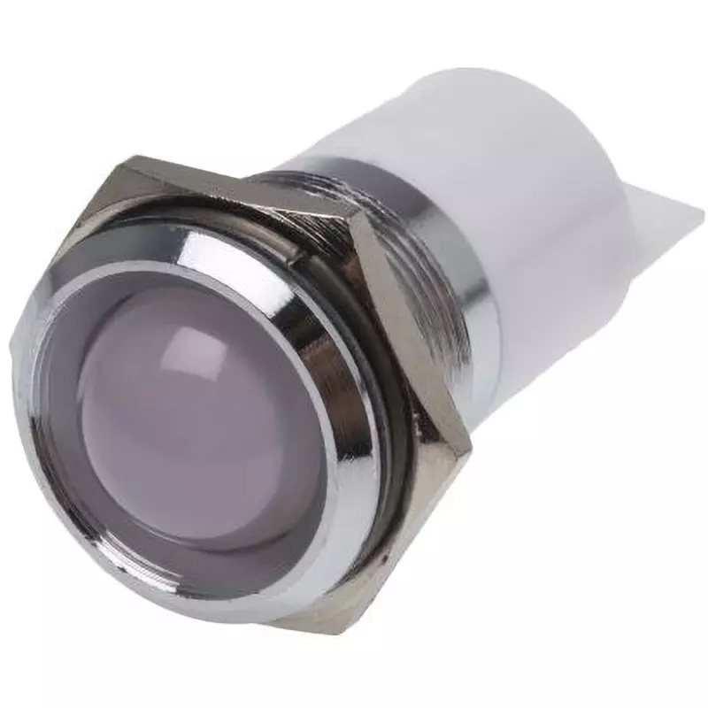 RS PRO LED Indicator Light 20 mA Rated Current White, 209-541