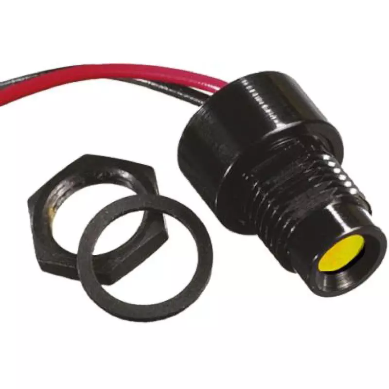APEM LED Indicator Light 20 mA Rated Current 12 DC Rated Voltage 8 mm Mounting Hole, QRM85BXXY12E
